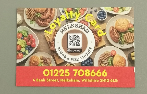  The Kebab House Loyalty Cards