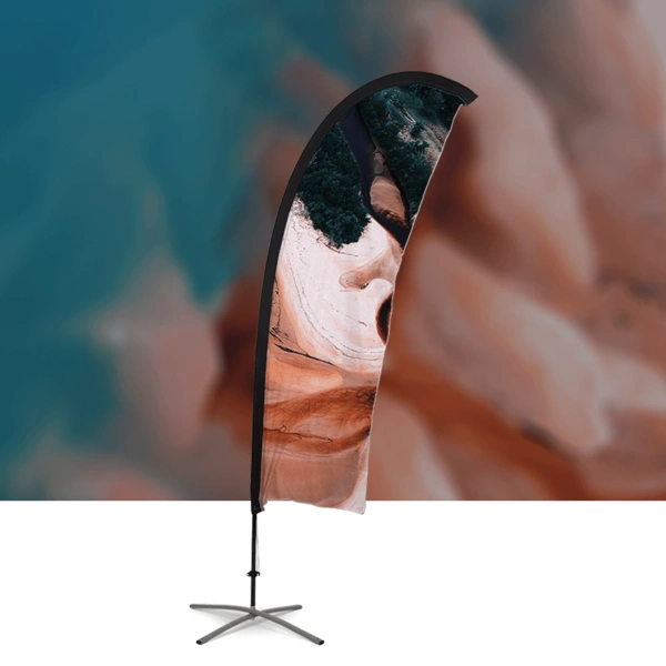 Feather Straight Bottom Flag