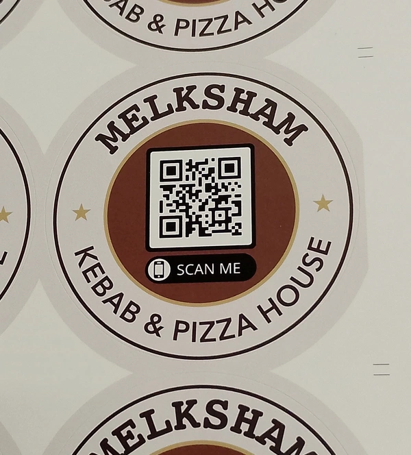  The Kebab House Stickers On A Sheet