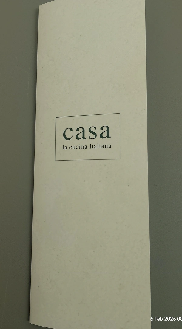  Casa Drinks Menu 1
