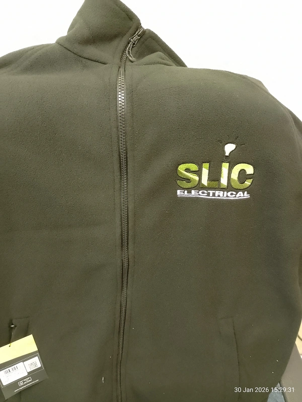  Flleece Embroidered Logo