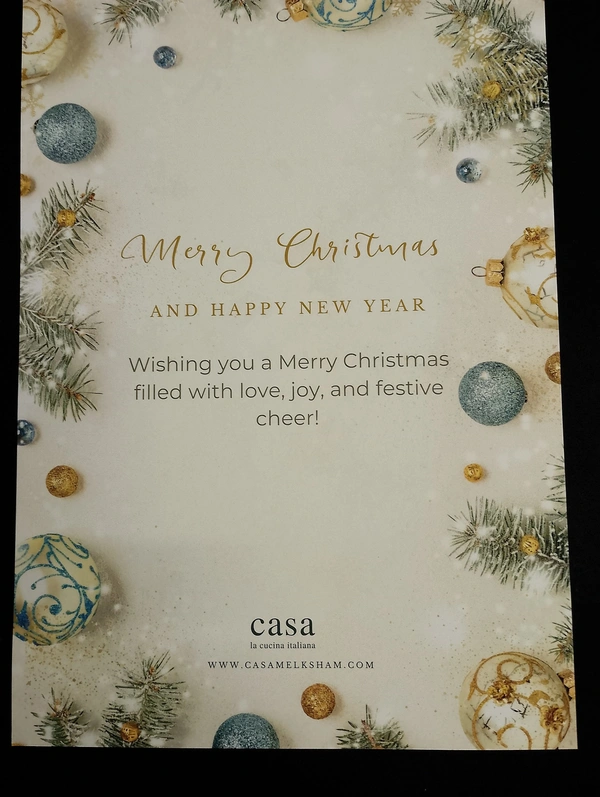  Casa Menu 1