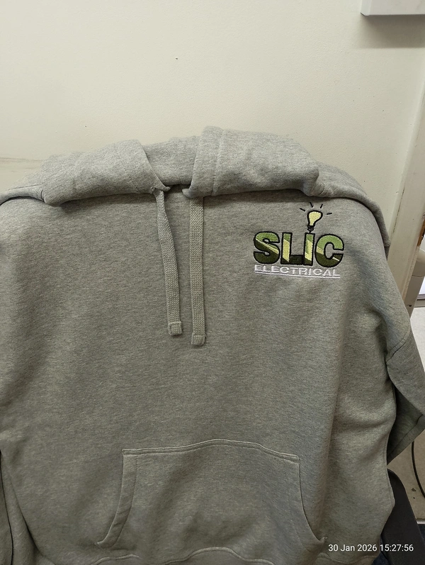  Hoodie Embroidered Logo